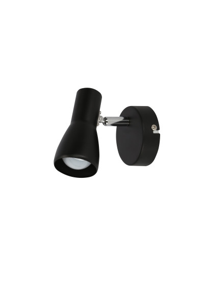 Lampa ścienna Picardo 1xE14 czarny 8 cm - zdjęcie produktu 3