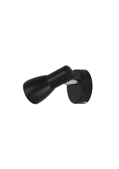Lampa ścienna Picardo 1xE14 czarny 8 cm - zdjęcie produktu 5