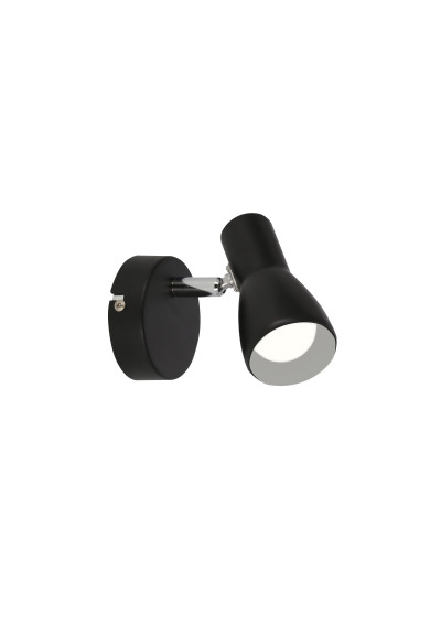 Lampa ścienna Picardo 1xE14 czarny 8 cm - zdjęcie produktu 6