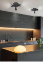 Picardo ceiling light 3xE14 black 29 cm - product image 1