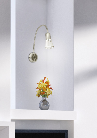 Lampa ścienna Arena 1xE14 satynowy 24 cm - zdjęcie produktu 1