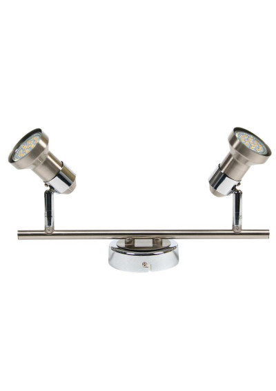 Lampa sufitowa Arkon 2xGU10 satyna nikiel, chrom 33 cm