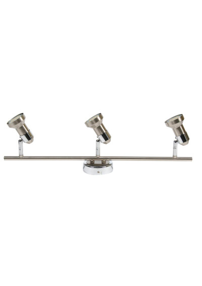 Arkon ceiling light 3xGU10 satin nickel, chrome 56 cm