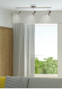 Arkon ceiling light 3xGU10 satin nickel, chrome 56 cm - product image 2
