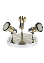 Arkon ceiling light 3xGU10 satin nickel, chrome 28 cm
