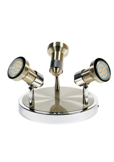 Lampa sufitowa Arkon 3xGU10 satyna nikiel, chrom 28 cm