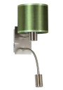 Lampa ścienna Sylwana 40 W LED 3000 K chromowy + zielony 13 cm
