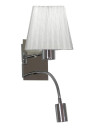 Lampa ścienna Sylwana 40 W LED 3000 K chromowy + biały 15 cm