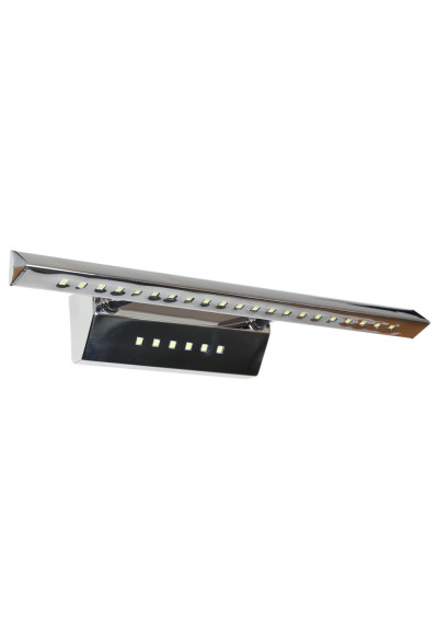 Lampa ścienna Forte 6500 K chromowy 40,5 cm