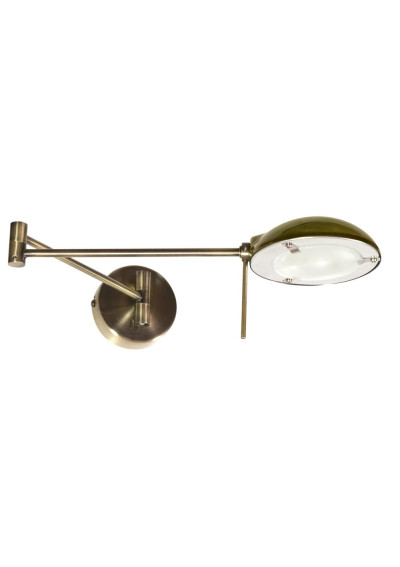 Lampa ścienna Largo 1xG9 patynowy 53 cm