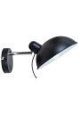 Lampa ścienna Durio 1xE14 czarny 30 cm