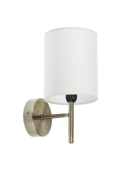 Yan wall light 1xE14 patynowy / white 12 cm