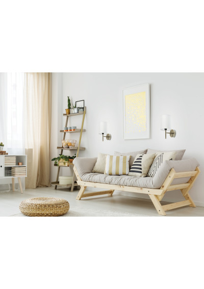 Lampa ścienna Yan 1xE14 patynowy + biały 12 cm - zdjęcie produktu 1