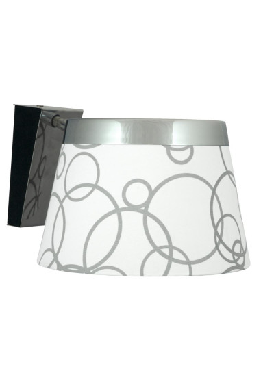 Lampa ścienna Impresja 1xE27 chromowy 33 cm