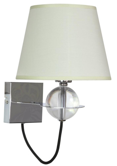 Lampa ścienna Tesoro 1xE14 kremowy 22 cm