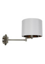 Alexia wall light 1xE14 chromee / white 23 cm