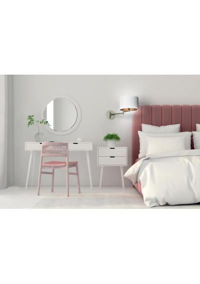 Lampa ścienna Alexia 1xE14 chromowy + biały 23 cm - zdjęcie produktu 1