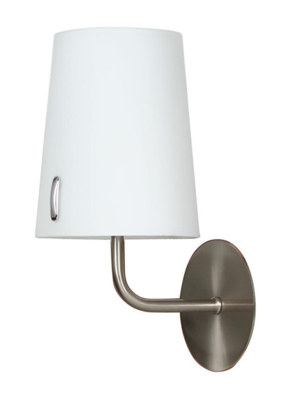 Muscat wall light 1xE14 nikiel mat 18 cm
