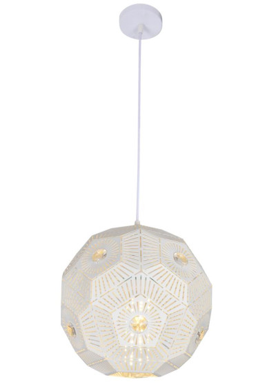 Lampa wisząca Euphoria 1xE27 biały 30 cm