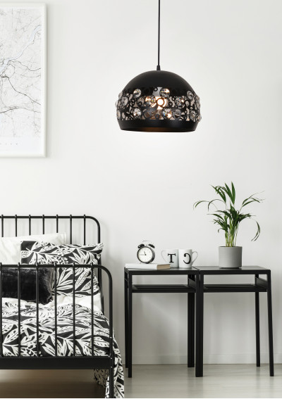 Jolina pendant light 1xE27 black 30 cm - product image 1