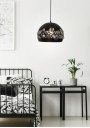Lampa wisząca Jolina 1xE27 czarny 30 cm - zdjęcie produktu 2