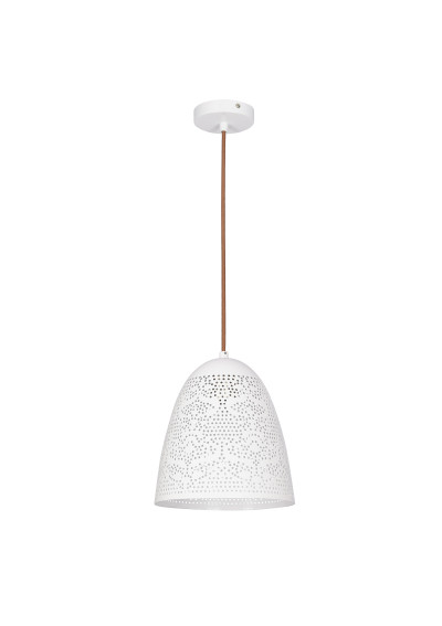 Lampa wisząca Bene 1xE27 biały 20 cm