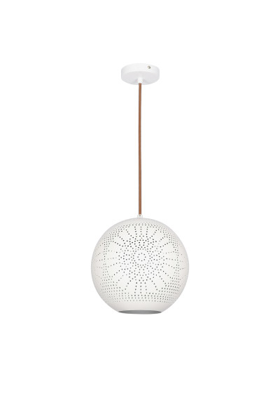 Bene pendant light 1xE27 white 25 cm