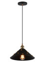 Scrimi pendant light 1xE27 black 29 cm