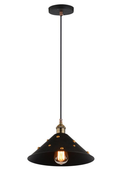Scrimi pendant light 1xE27 black 29 cm
