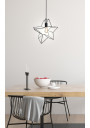 Lampa wisząca Gwiazdka 1xE27 czarny 37 cm - zdjęcie produktu 1
