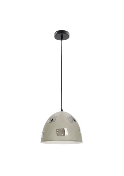 Patch pendant light 1xE27 grey 30 cm