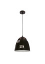 Lampa wisząca Patch 1xE27 czarny 29 cm