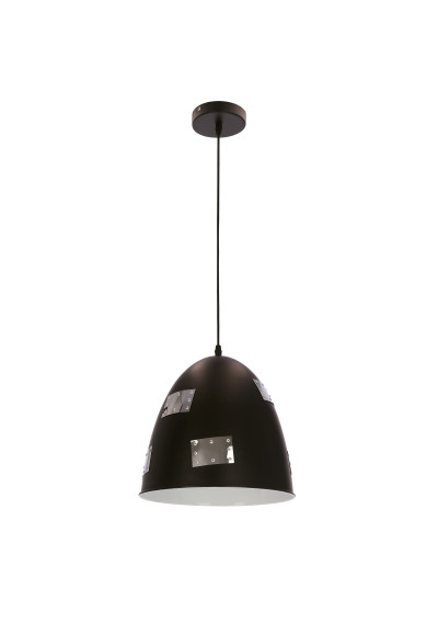 Patch pendant light 1xE27 black 29 cm