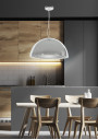 Lampa wisząca Dorada 1xE27 chromowy 40 cm - zdjęcie produktu 1