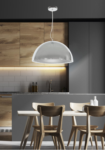 Dorada pendant light 1xE27 chromee 40 cm - product image 1