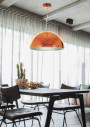 Amalfi pendant light 1xE27 copper 40 cm - product image 1