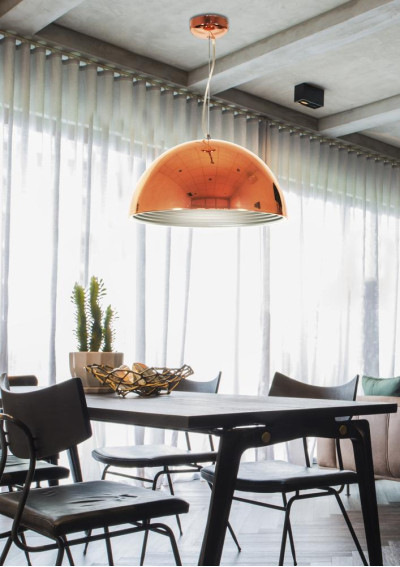 Amalfi pendant light 1xE27 copper 40 cm - product image 2