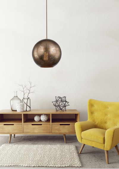 Sfinks pendant light 1xE27 brown 25 cm - product image 2