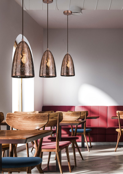 Sfinks pendant light 1xE27 copper 20 cm - product image 1