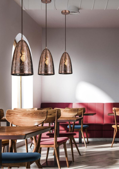 Lampa wisząca Sfinks 1xE27 miedziany 20 cm - zdjęcie produktu 2