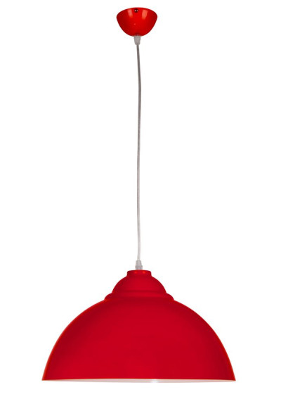Lampa wisząca Uni 1xE27 czerwony 38 cm