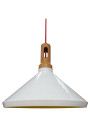 Robinson pendant light 1xE27 white 35 cm