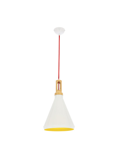 Robinson pendant light 1xE27 white 26 cm - product image 1