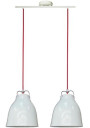 Lampa wisząca Pensilvania 2xE27 biały 51,5 cm