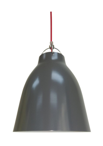 Lampa wisząca Pensilvania 1xE27 szary 24,5 cm