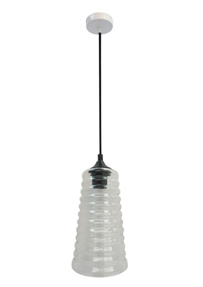 Lampa wisząca Manila 1xE27 bezbarwny 15 cm