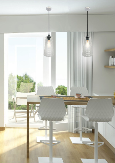 Manila pendant light 1xE27 clear 15 cm - product image 1