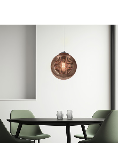 Club pendant light 1xE27 patynowy 28 cm