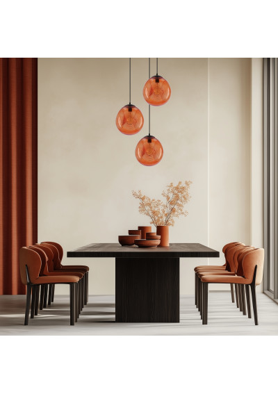 Club pendant light 1xE27 pomarańczowy 28 cm - product image 1