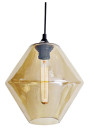 Bremen pendant light 1xE27 bursztynowy 23 cm
